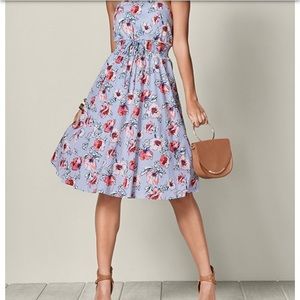 Venus Floral Print Midi Dress
